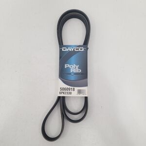 Dayco 5060918 Poly Rib Serpentine Belt 6PK2330 For Ford, GM, Mazda